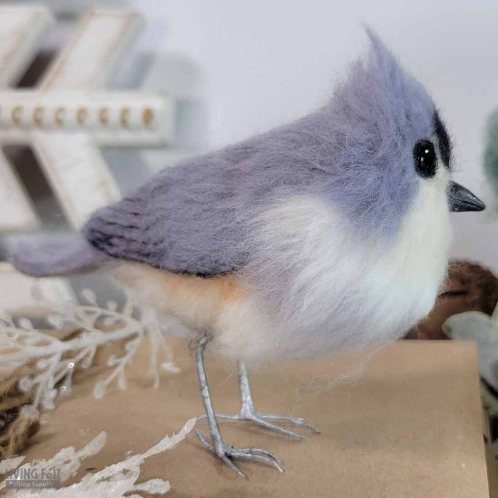 Needle Felting a Bird Titmouse Felting Tutorials