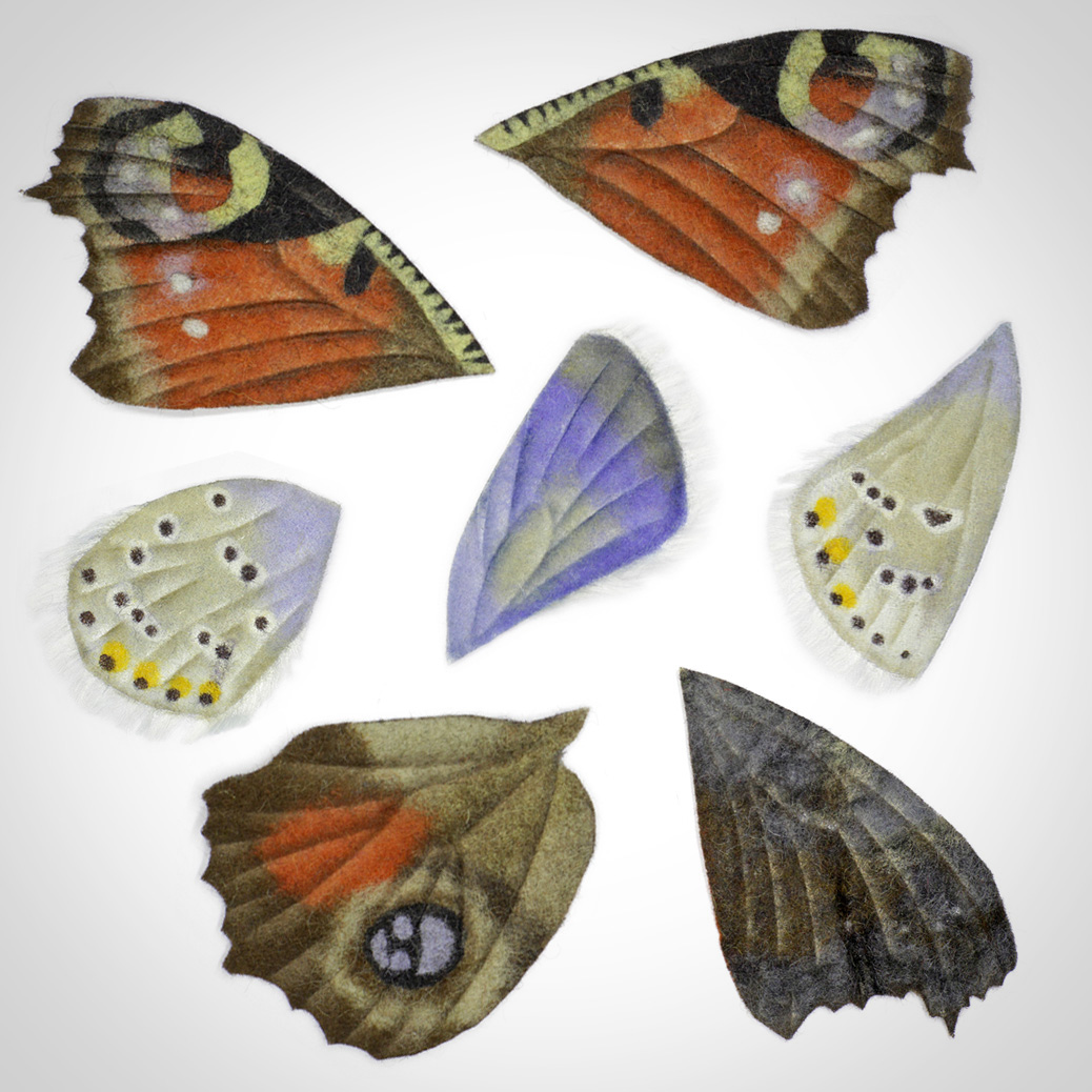 BUNDLE: Glued Felt + Peacock Butterfly - Image 4